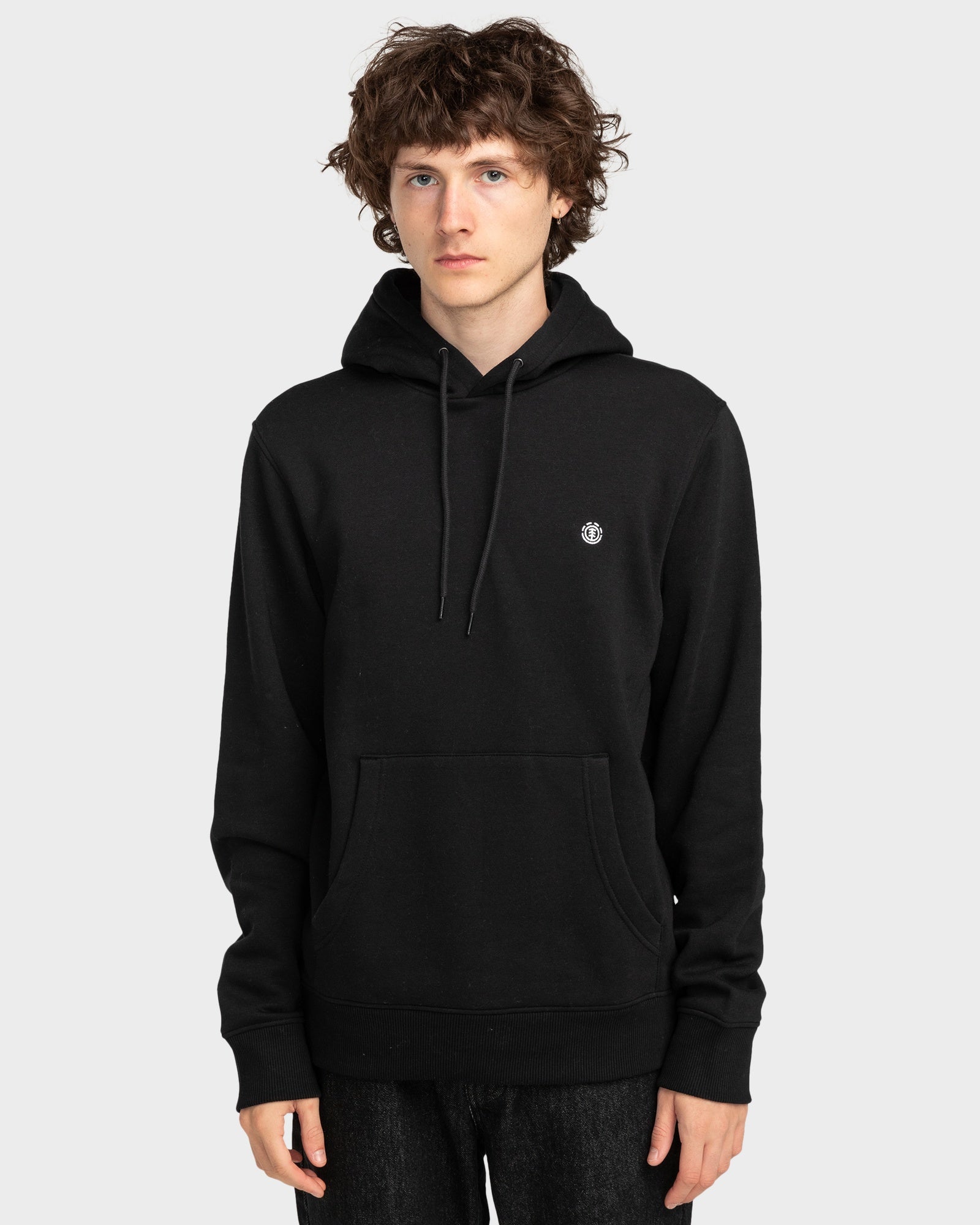 Mens Icon Embroidery Pullover Hoodie