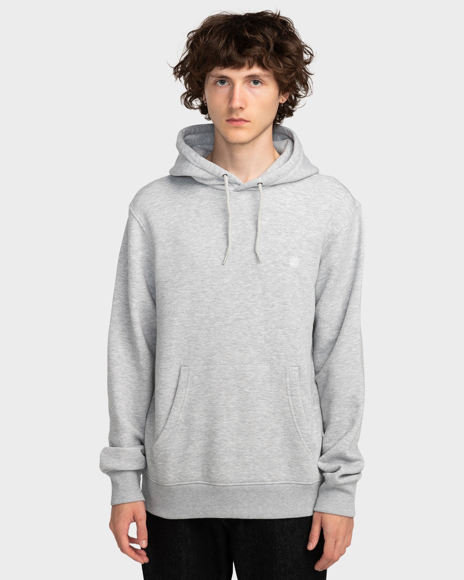 Mens Icon Embroidery Pullover Hoodie