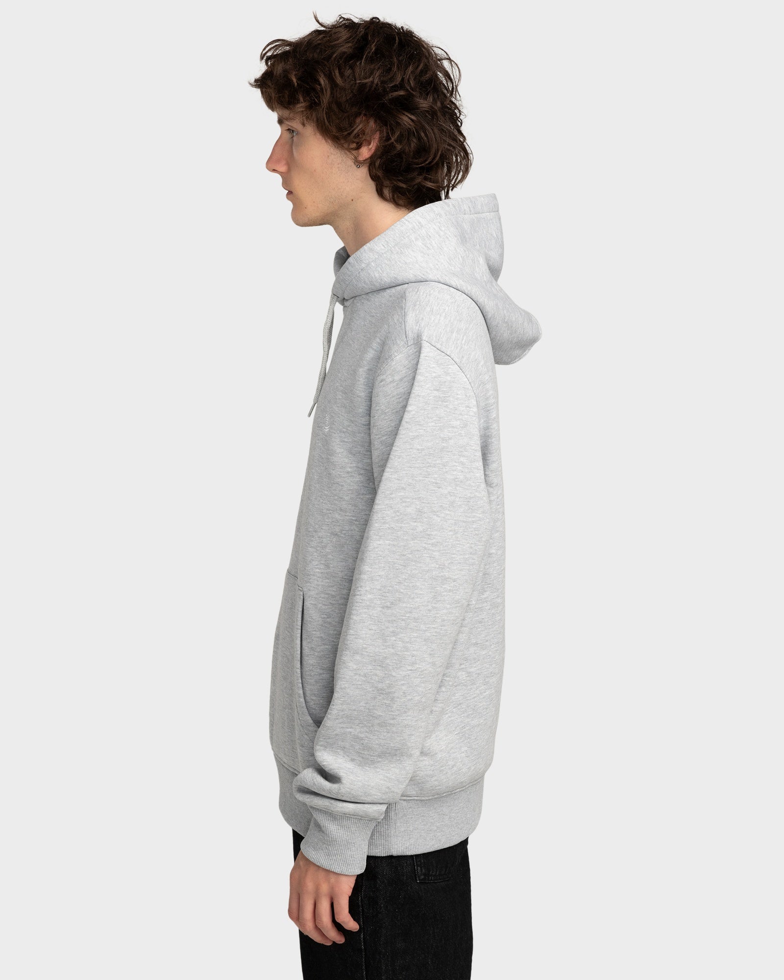 Mens Icon Embroidery Pullover Hoodie