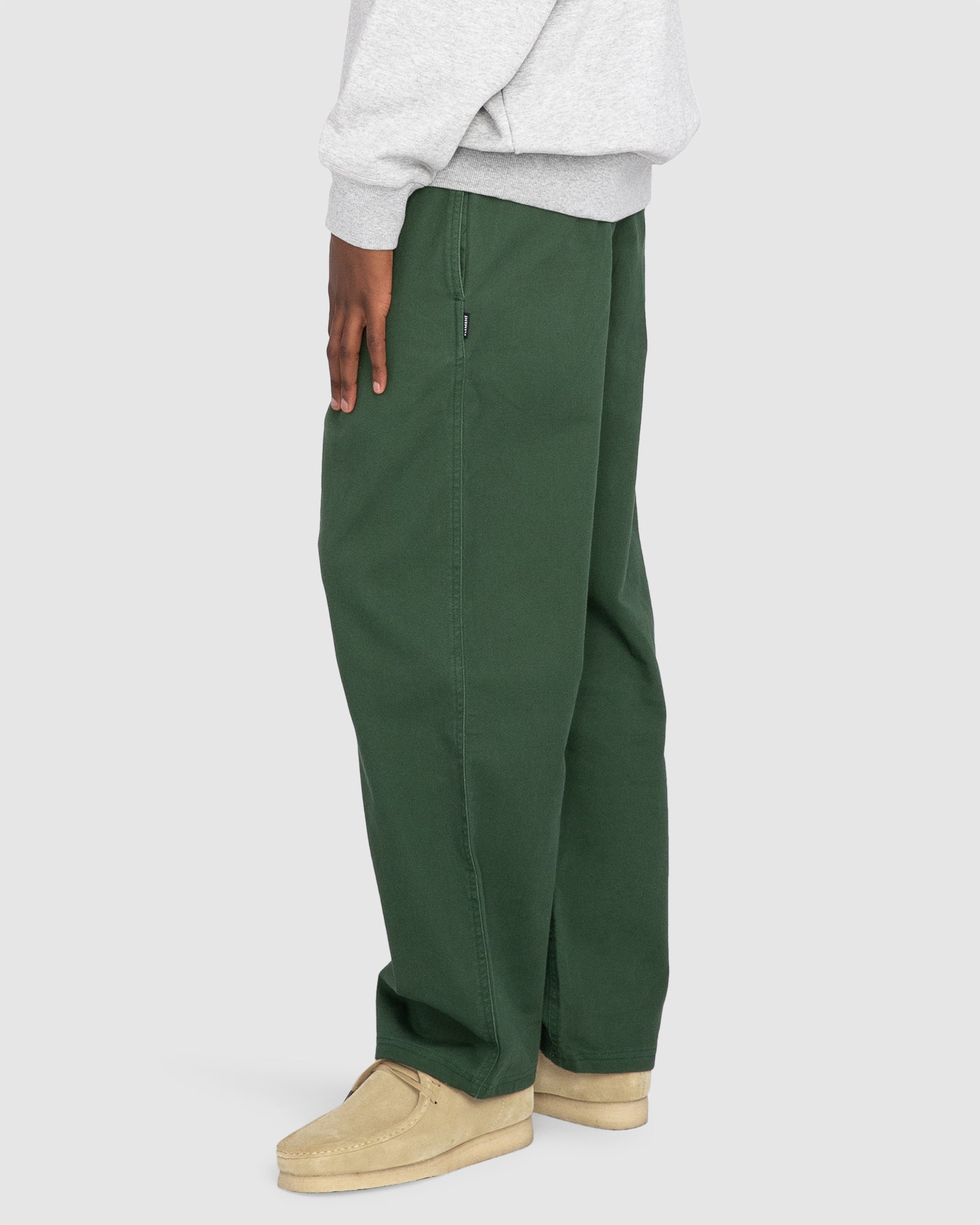 Mens Chillin Twill Elastic Waist Pants