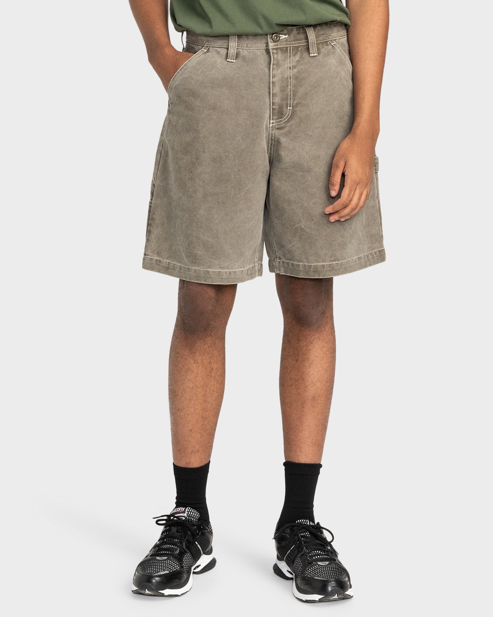 Mens Carpenter Canvas Cargo Shorts