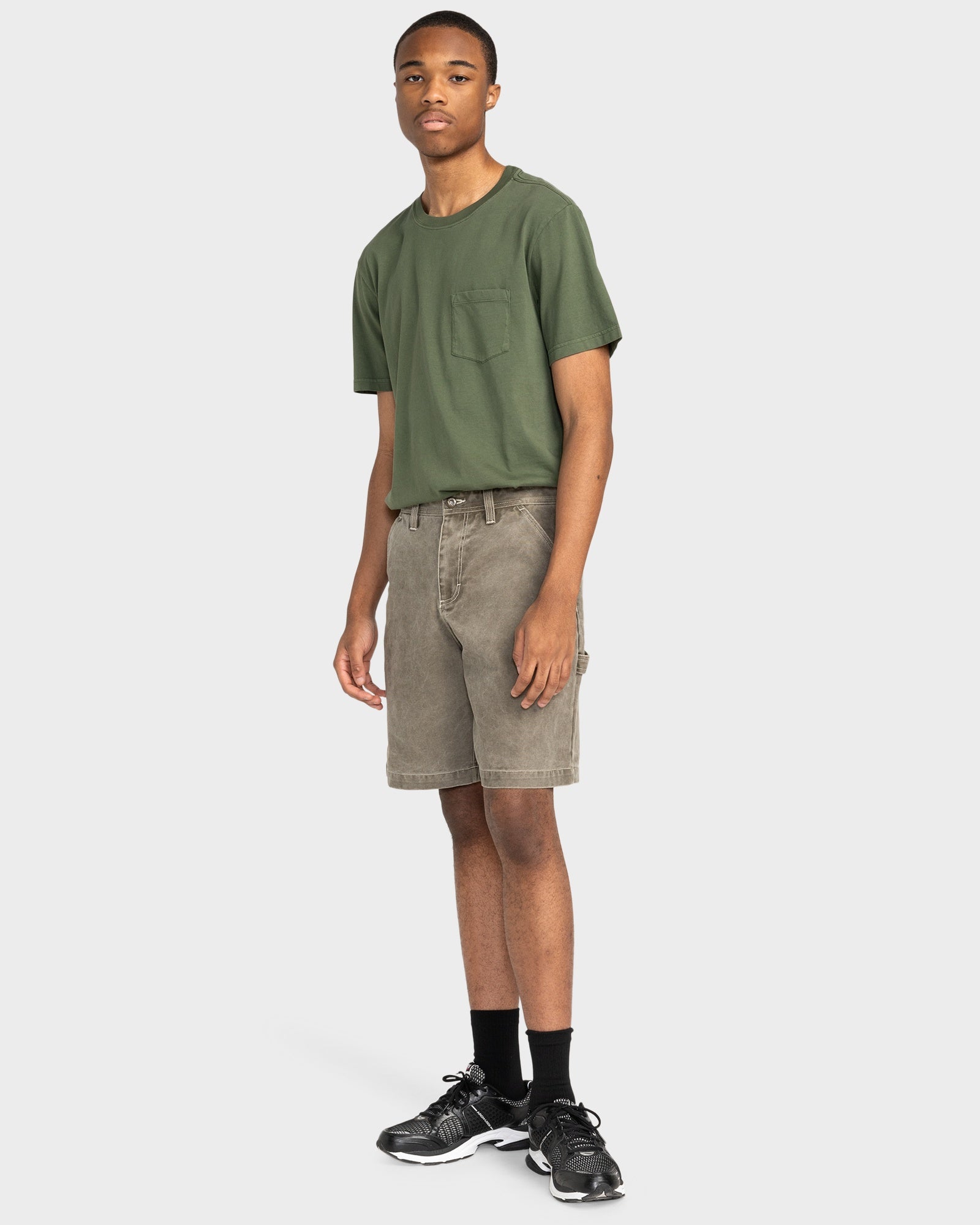 Mens Carpenter Canvas Cargo Shorts