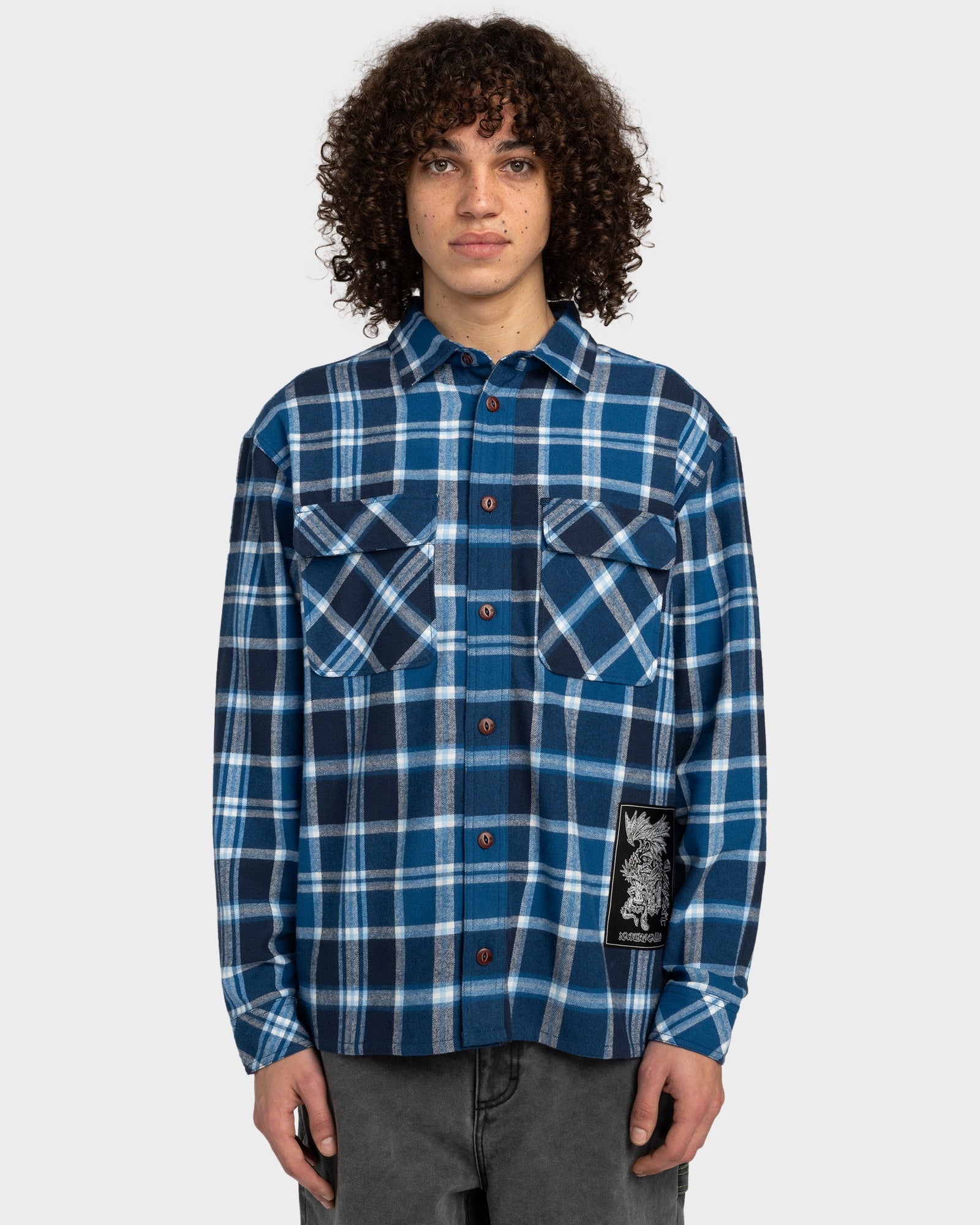 Mens Ffnc Checkmate Long Sleeve Shirt