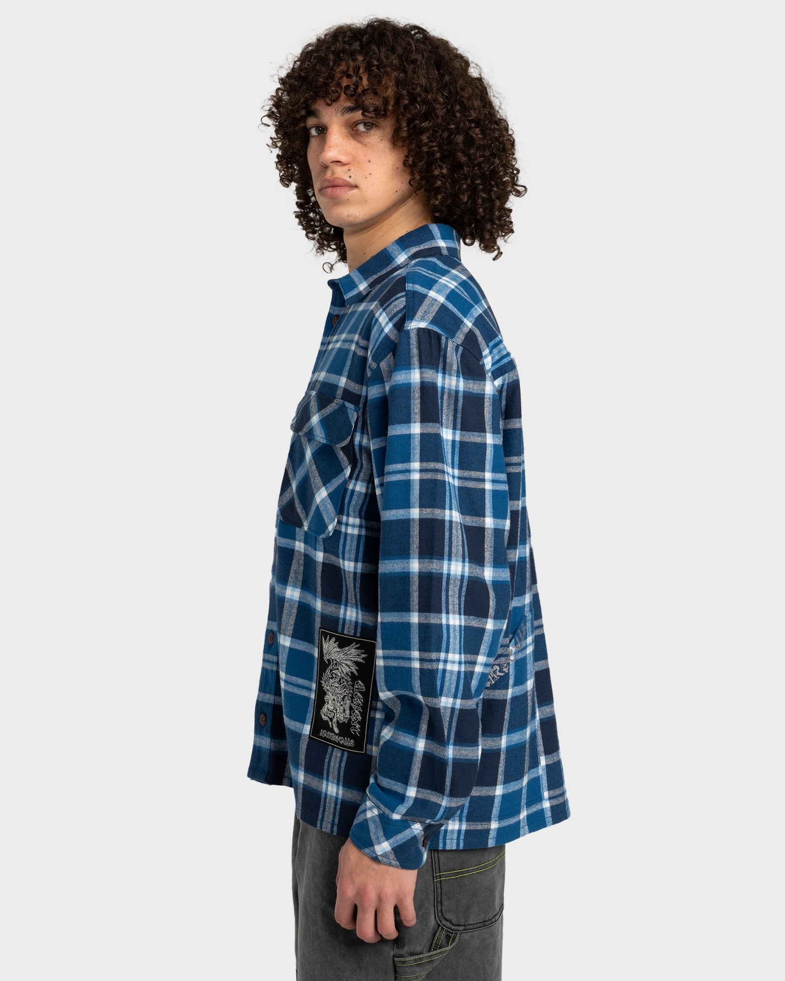 Mens Ffnc Checkmate Long Sleeve Shirt