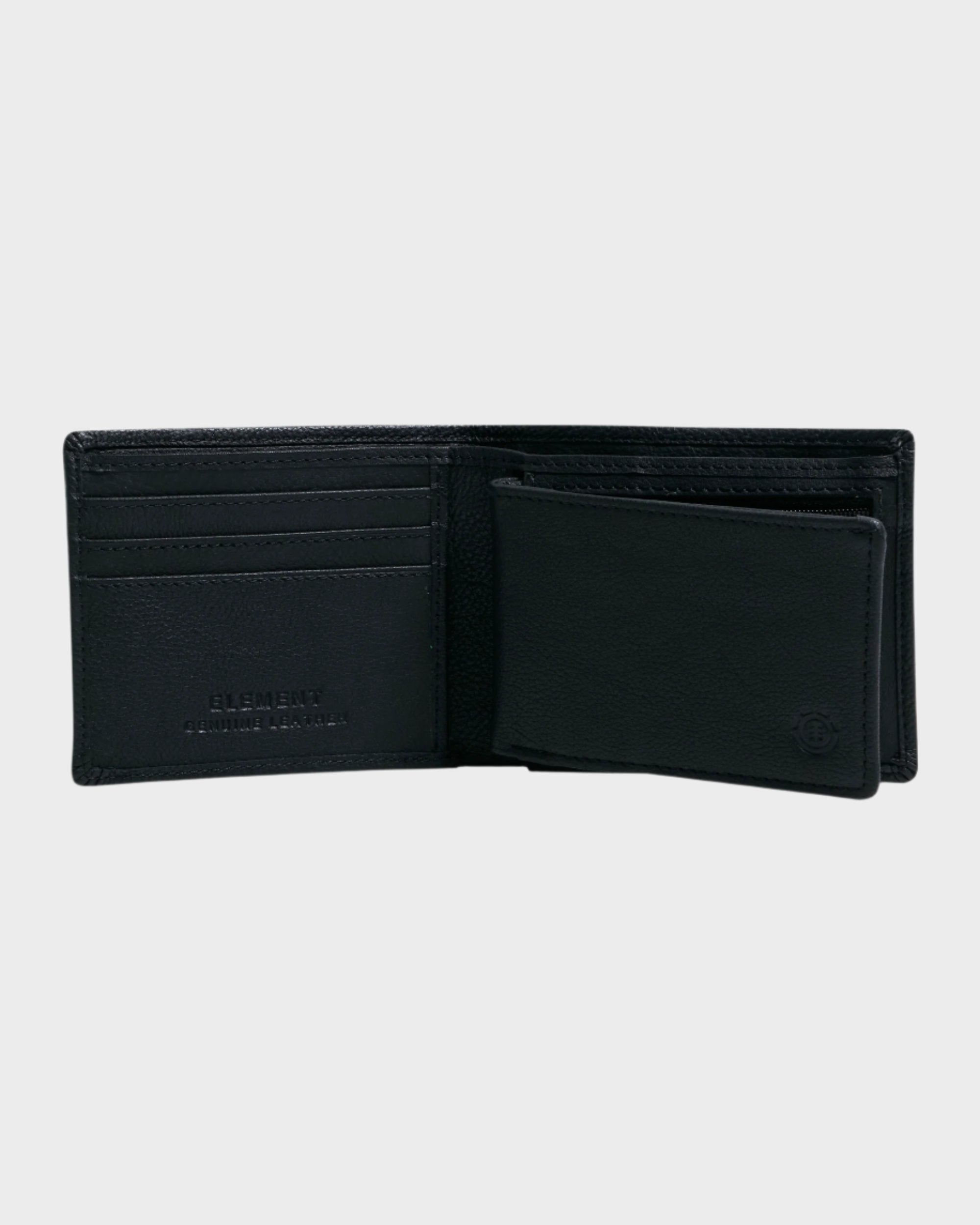 Mens Icon Leather Bi-Fold Wallet